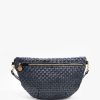 Handbags Clare V. | Grande Fanny Woven Checker Twilight