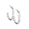 Jewelry + Accessories Jennifer Zeuner Earrings | Margaux 1" Hoops Silver