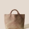 Handbags Naghedi | St. Barths Medium Tote Hand Dipped Ombre Bronzed