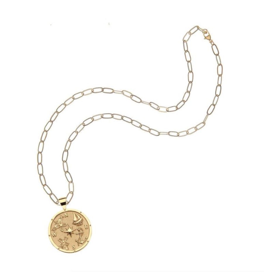 Jewelry + Accessories Jane Win Necklaces | Destination Hamptons Original 18" Drawn Link