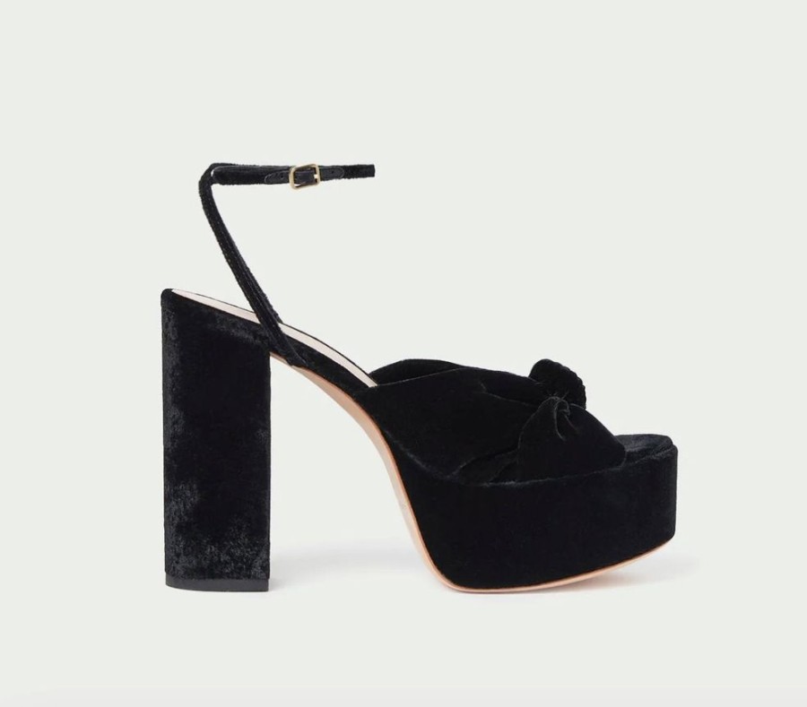 Shoes Loeffler Randall Shoes | Roz Knot Platform Black