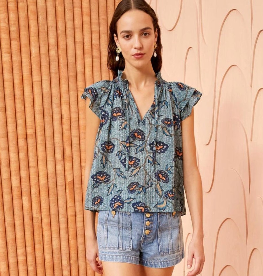 Apparel Ulla Johnson | Annie Top Cornflower