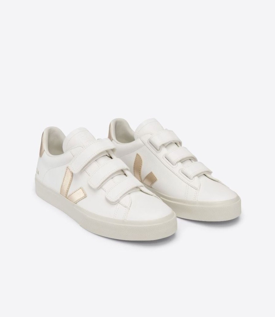 Shoes Veja | Recife Chromefree Leather White Platine