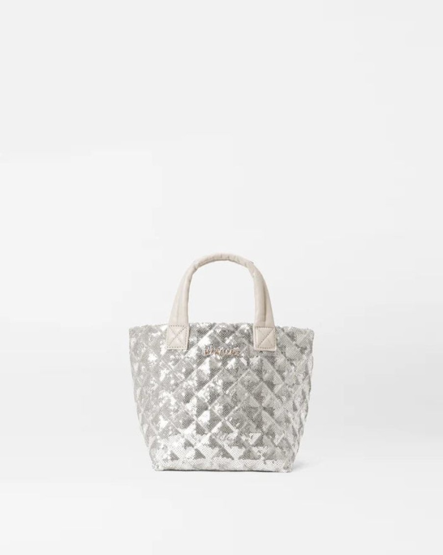 Handbags MZ Wallace | Metro Tote Deluxe Micro Ice Sequin