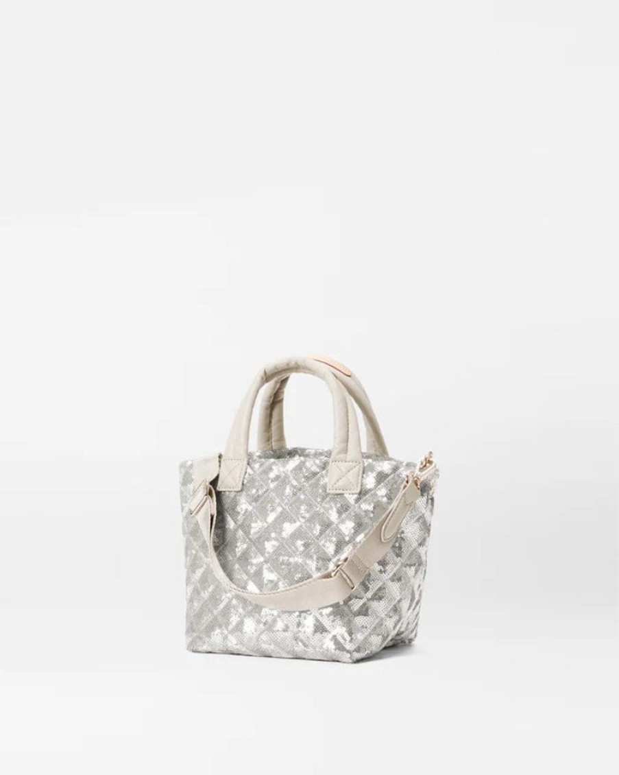 Handbags MZ Wallace | Metro Tote Deluxe Micro Ice Sequin