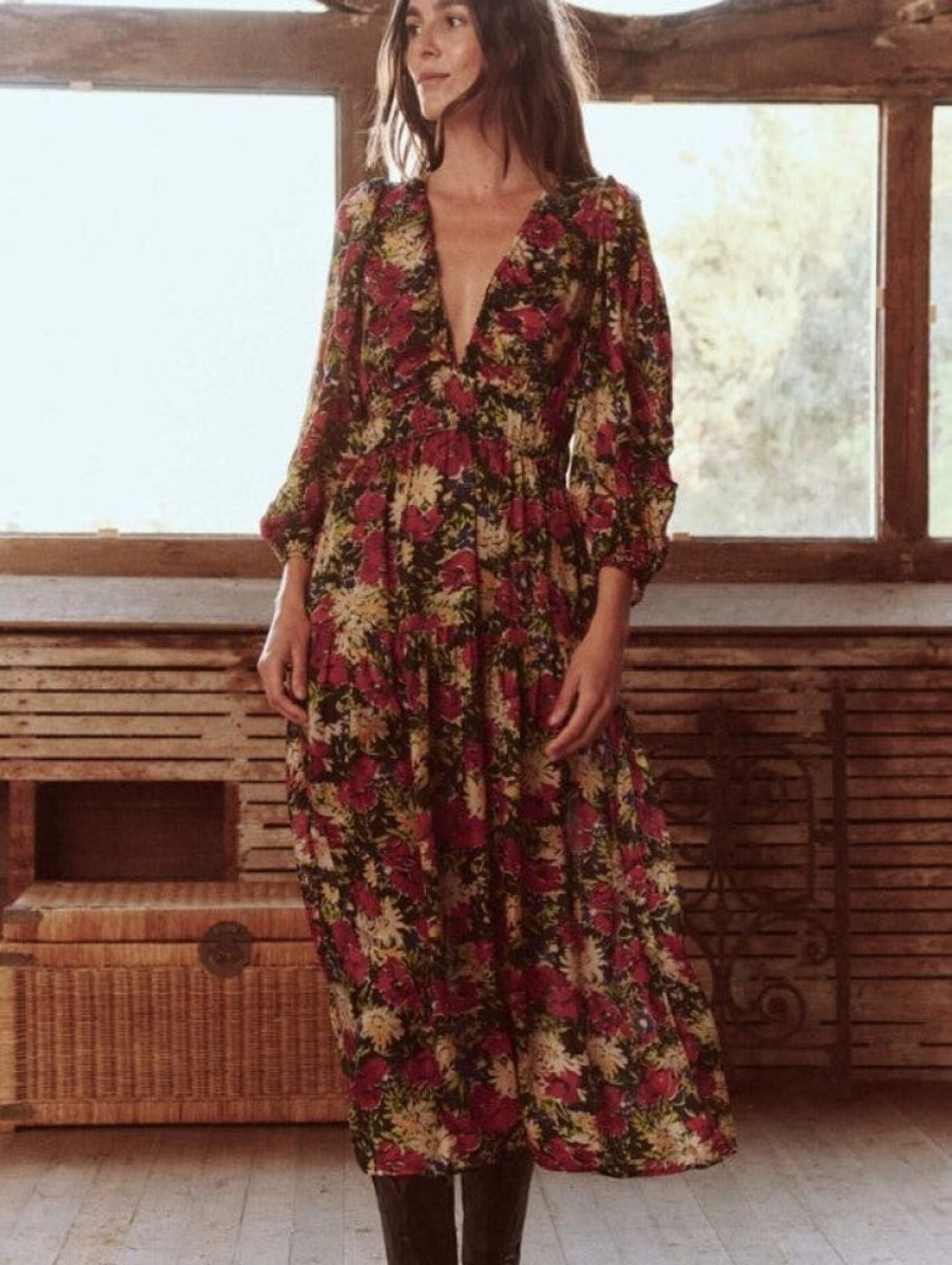 Apparel The Great | The Brook Dress Hidden Garden Floral