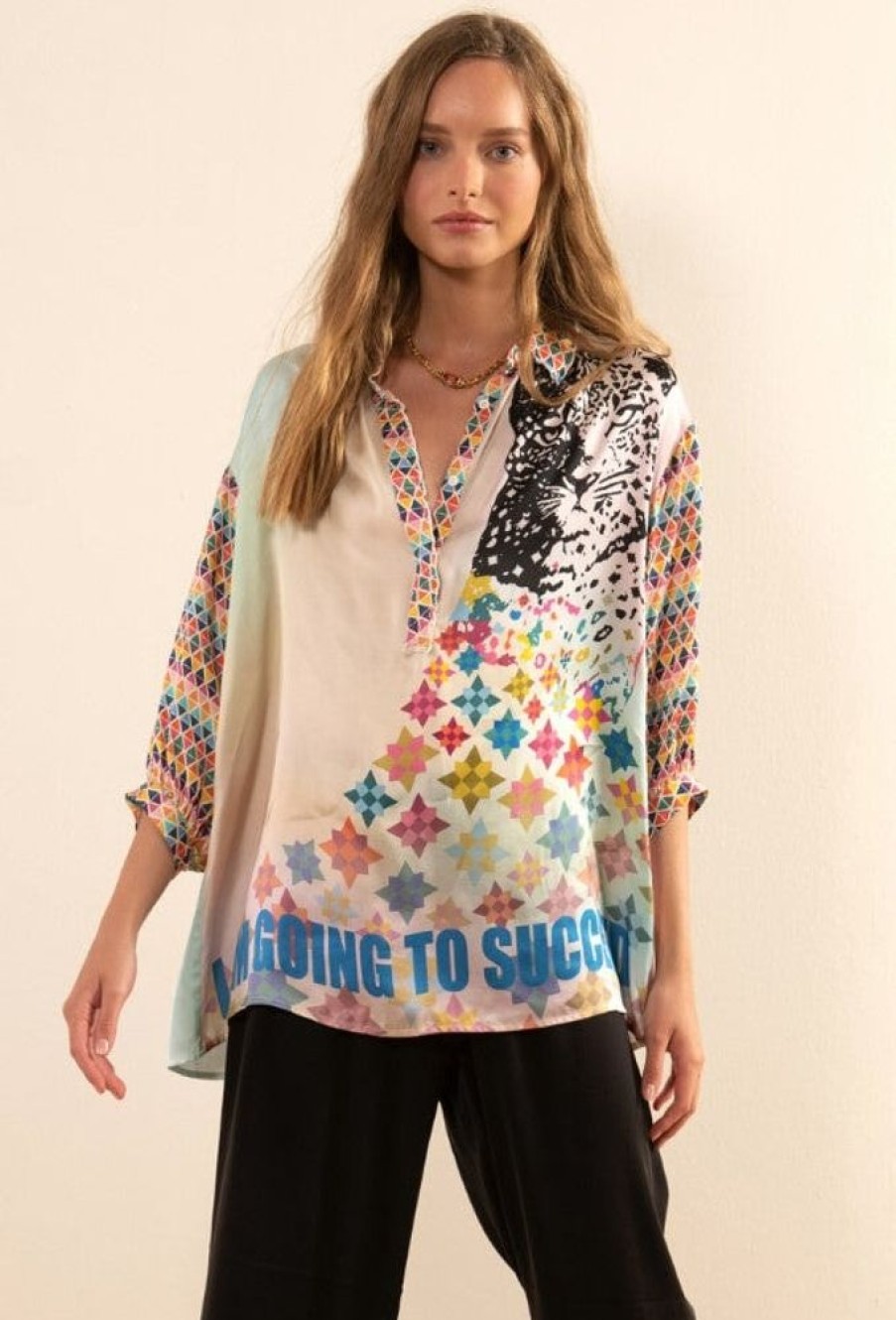 Apparel Me369 | Cali Blouse Wild