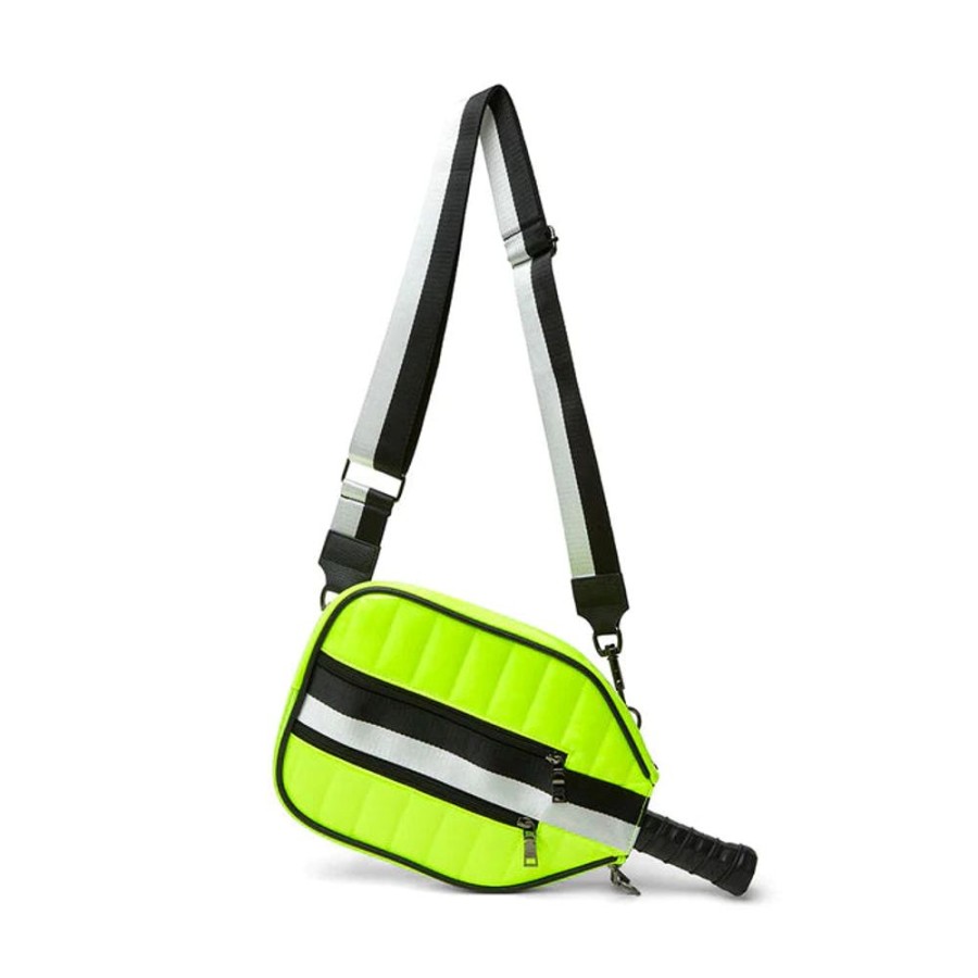 Handbags Think Royln | Sporty Pickleball Crossbody Neon Yellow