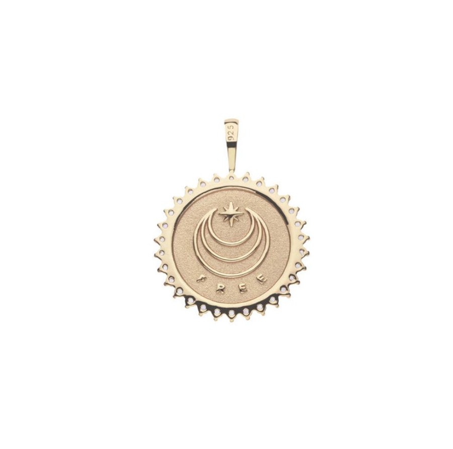 Jewelry + Accessories Jane Win Necklaces | Free Petite Embellished Coin