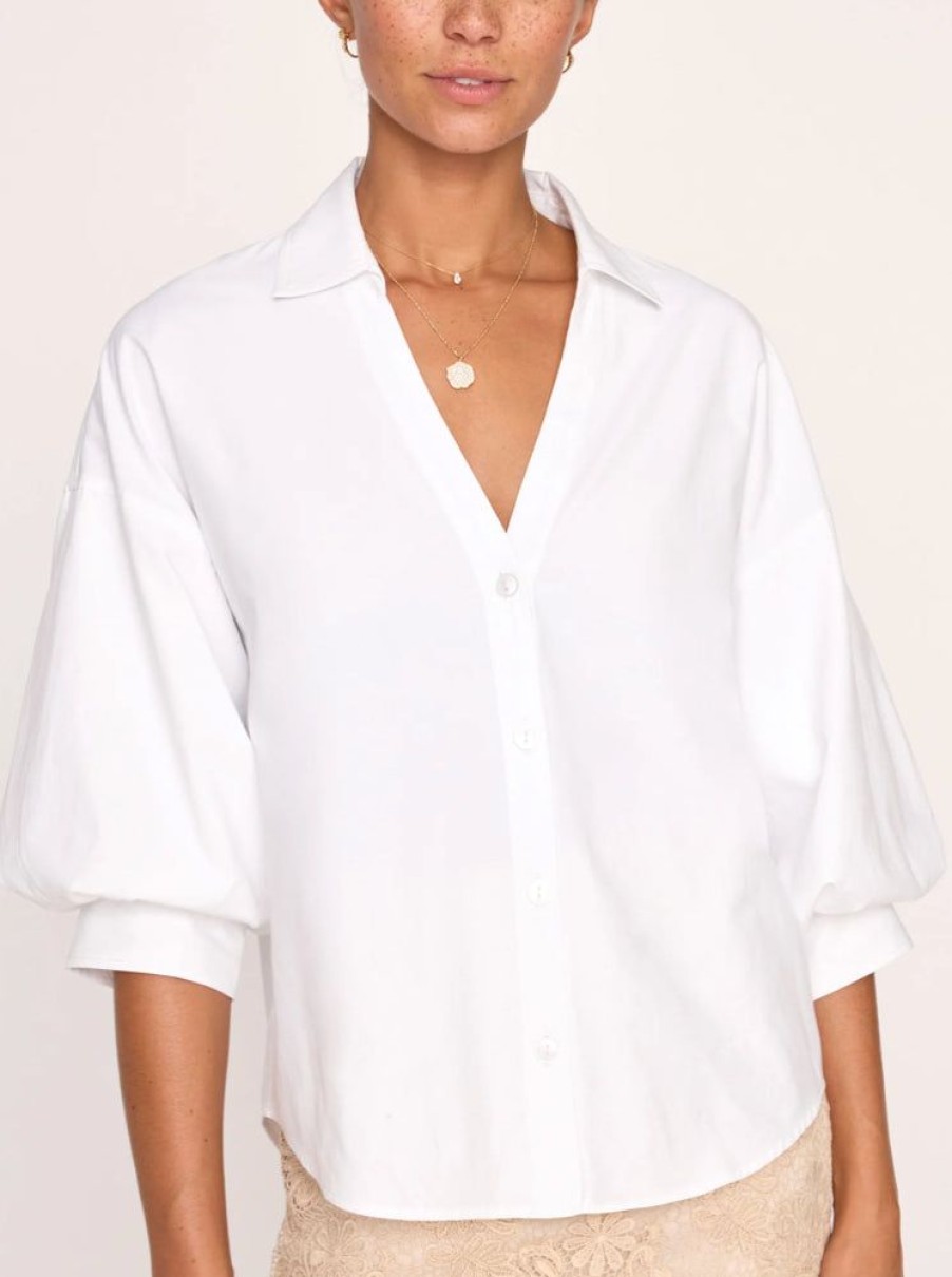 Apparel Brochu Walker | Kate Shirt Salt White