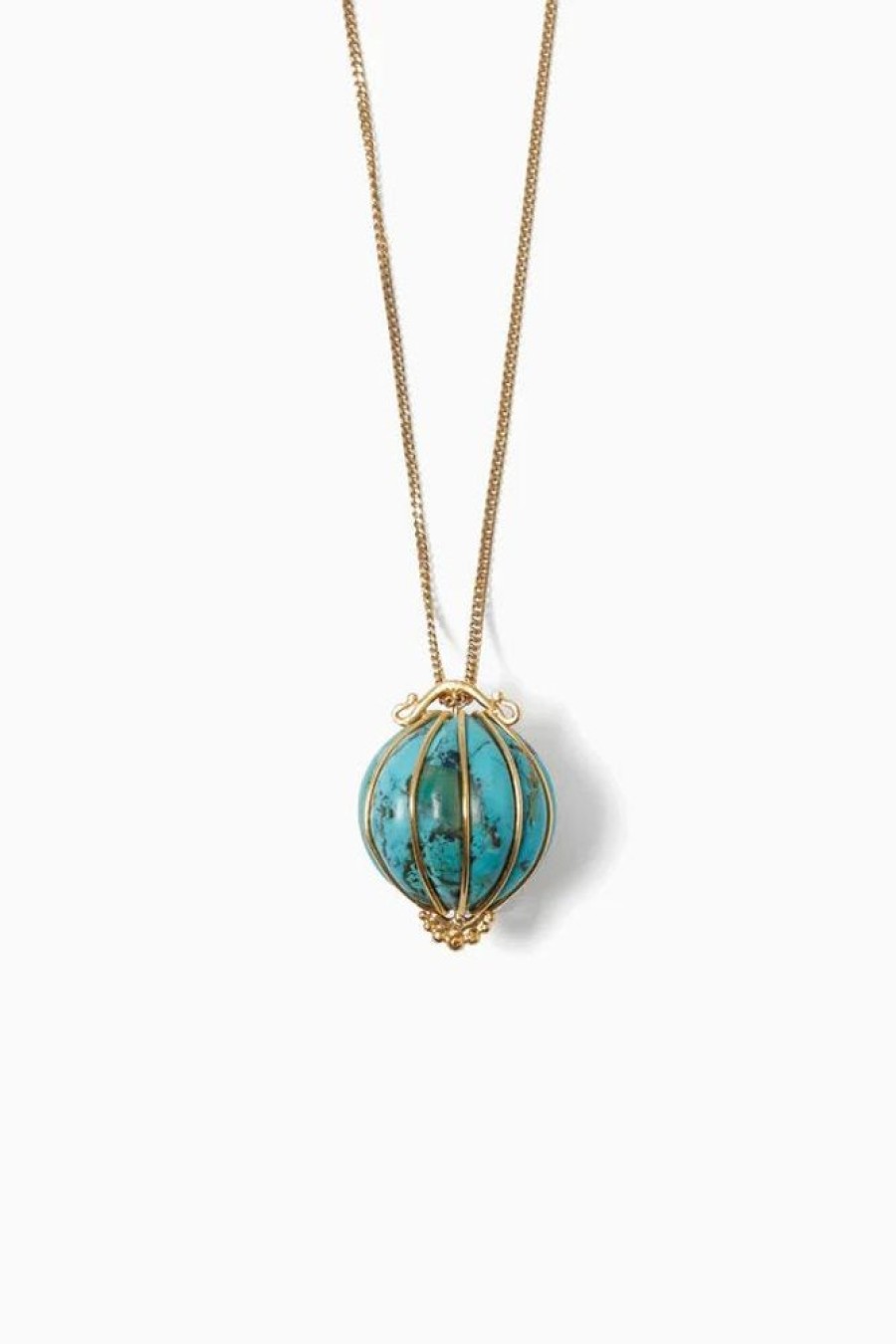 Jewelry + Accessories Chan Luu Necklaces | Ng-14882Lq Balloon Pendant Necklace Turquoise