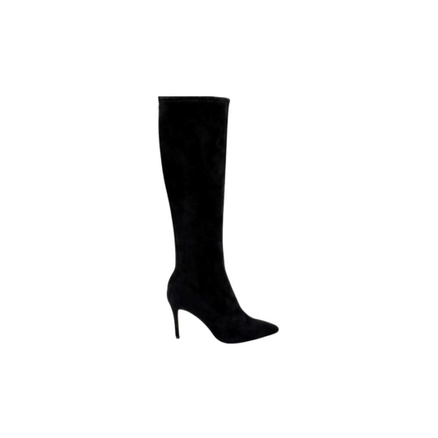 Shoes L'Agence Footwear | Giverny Boot Suede Black