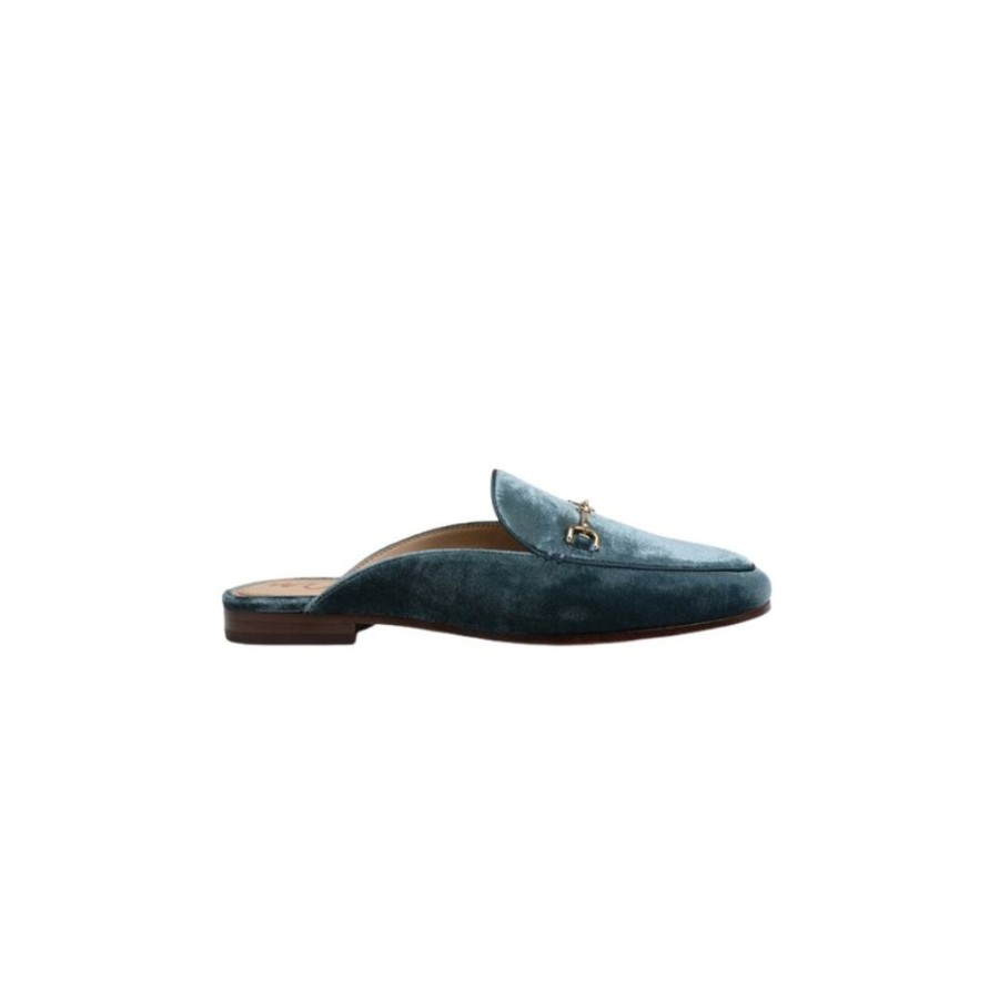 Shoes Sam Edelman | Linnie Velvet Washed Teal