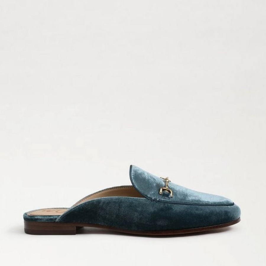 Shoes Sam Edelman | Linnie Velvet Washed Teal