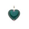 Jewelry + Accessories Jane Win Jane Win Jewelry | Love Enchanted Heart Malachite 32" Mini Twist