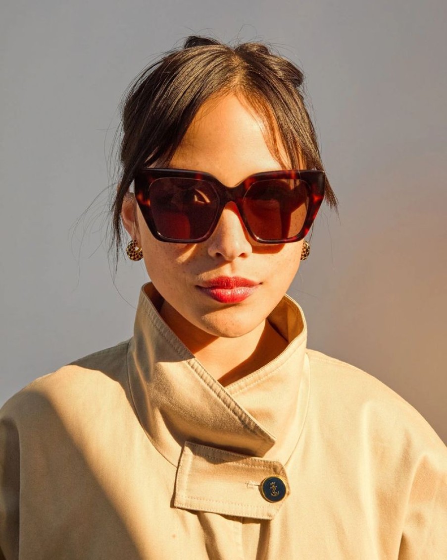 Jewelry + Accessories Clare V. Sunglasses & Readers | Heather Sunglasses Tortoise