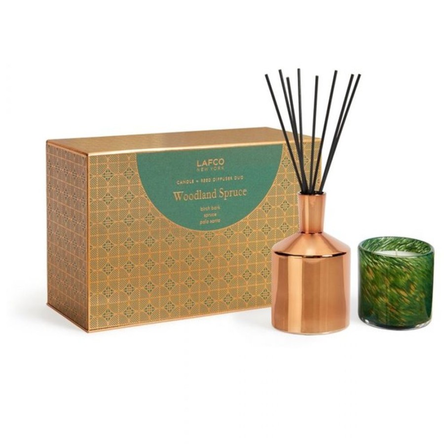 Jewelry + Accessories LAFCO Candles & Diffusers | Woodland Spruce Classic Candle & Diffuser Duo