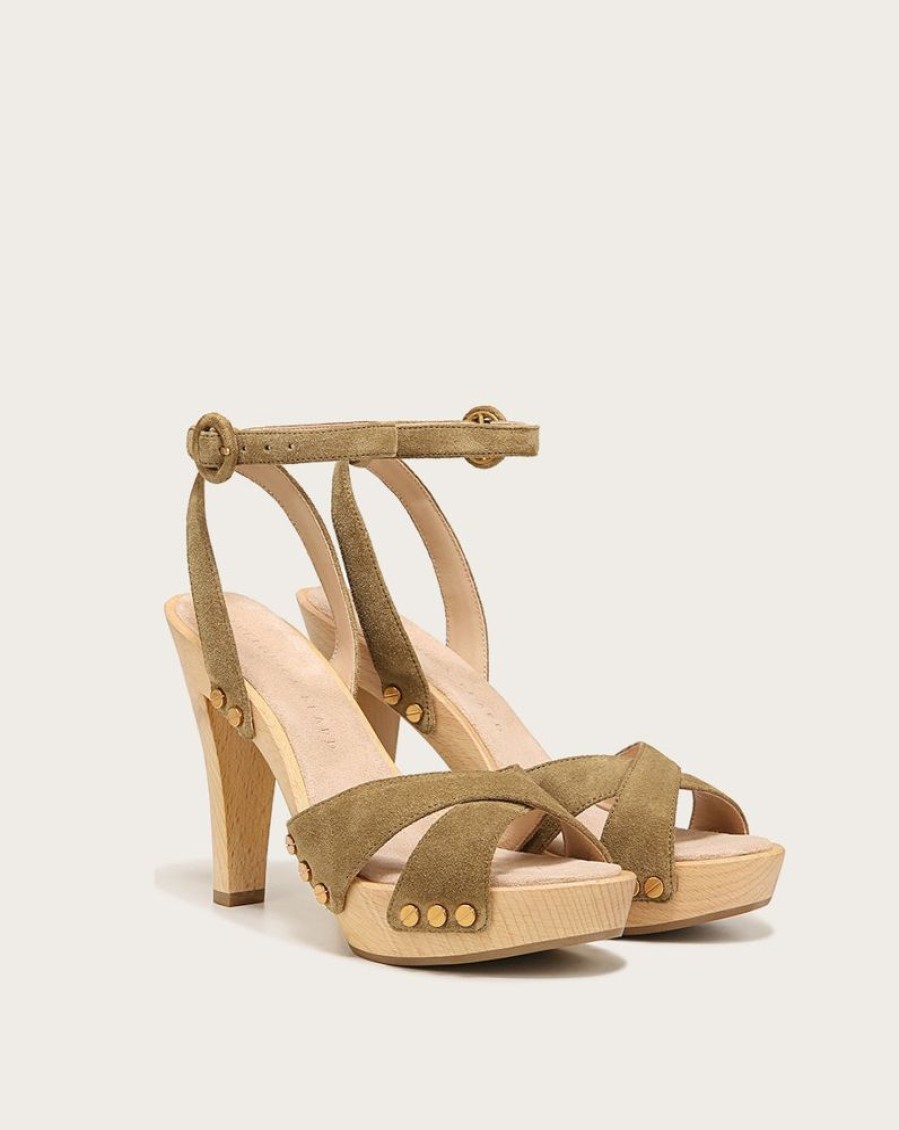 Shoes Veronica Beard - Shoes | Lamont Platform Sandal Khaki