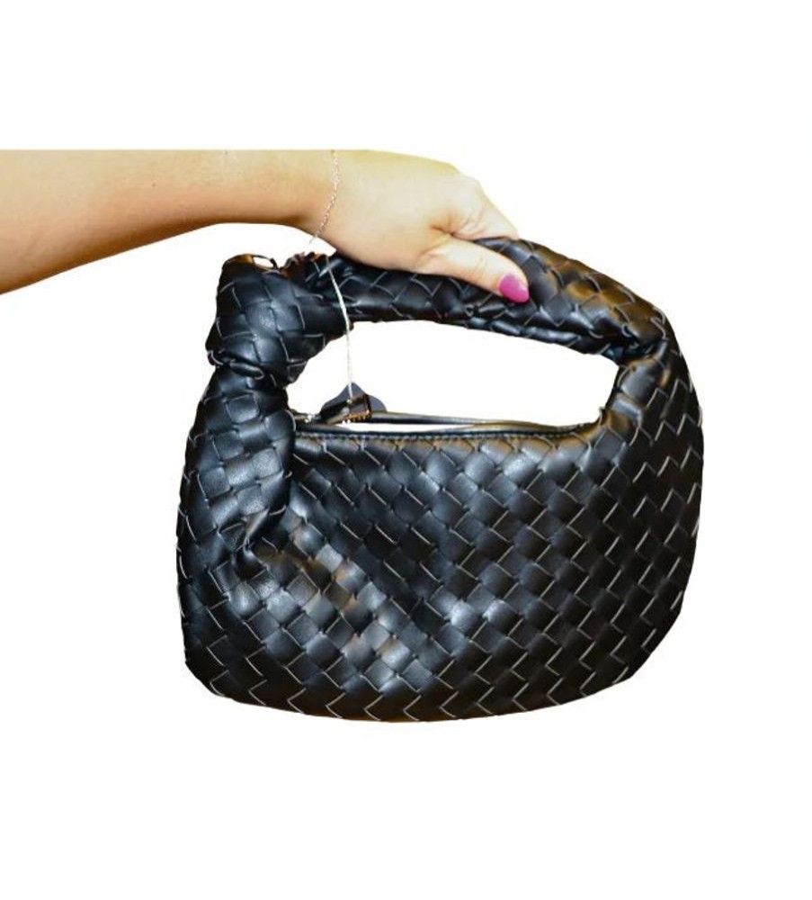 Handbags Accessory Concierge | Braided Hattie Bag Black