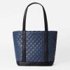 Handbags MZ Wallace | Empire Tote Medium Navy/ Black