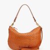 Handbags Clare V. | Moyen Messanger Woven Checker Natural