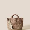 Handbags Naghedi | St. Barths Mini Tote Hand Dipped Ombre Bronzed