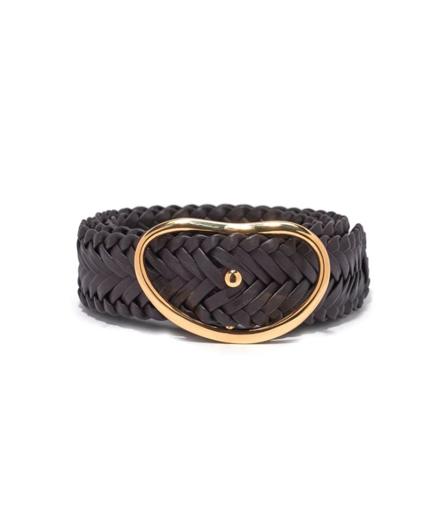 Jewelry + Accessories Lizzie Fortunato Jewels Belts | Wide Georgia Belt Woven Java