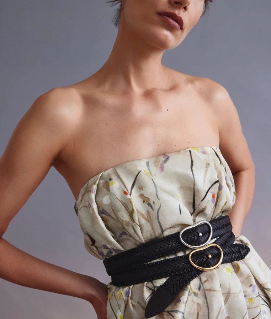 Jewelry + Accessories Lizzie Fortunato Jewels Belts | Wide Georgia Belt Woven Java