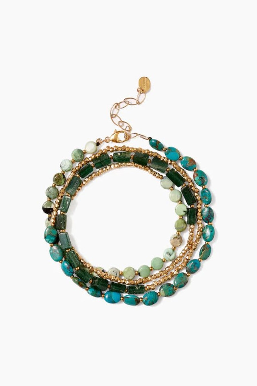 Jewelry + Accessories Chan Luu Bracelets | Bg-6179 Green Mix