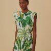 Apparel Farm Rio | Tropical Forest Off White T-Shirt Dress