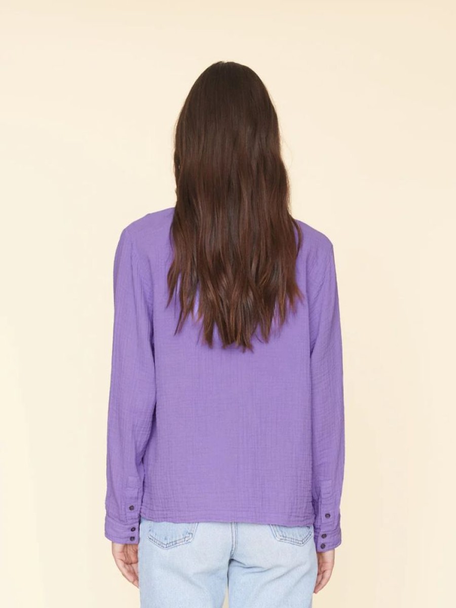 Apparel Xirena | Hutton Top Purple Dahlia