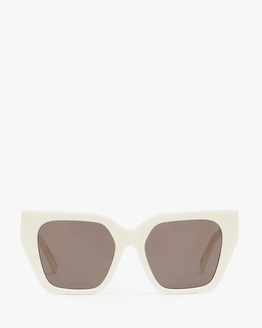 Jewelry + Accessories Clare V. Sunglasses & Readers | Heather Sunglasses Cream