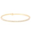 Jewelry + Accessories THEIA Bracelets | Clear Cz Bangle 1 Row Gold