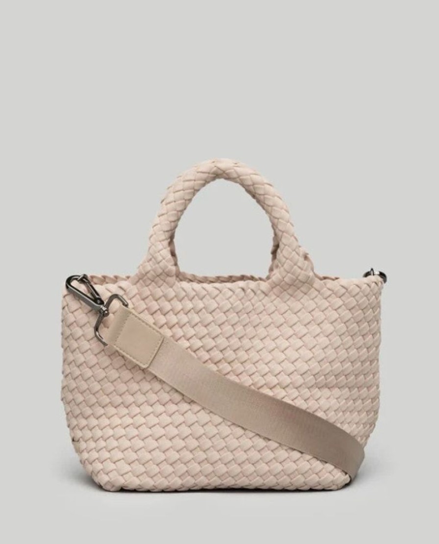 Handbags Naghedi | St. Barths Mini Tote Ecru