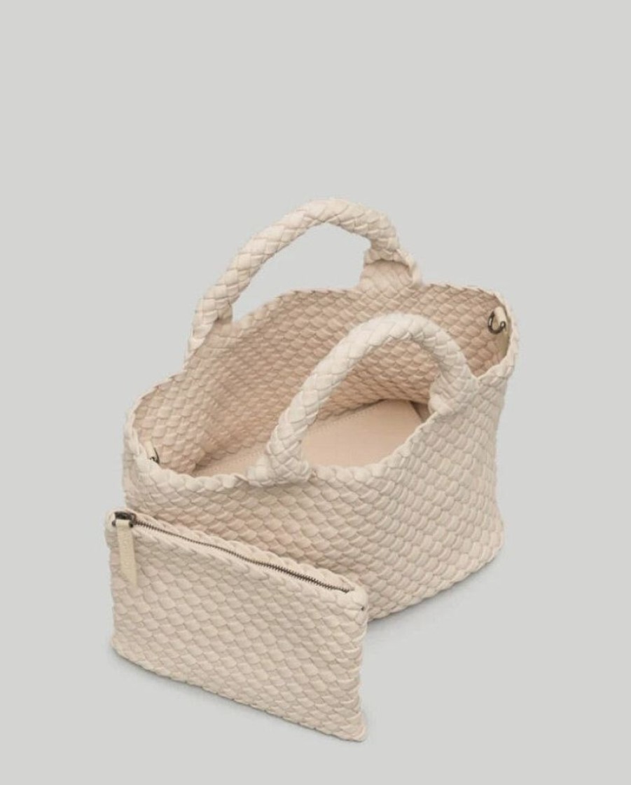 Handbags Naghedi | St. Barths Mini Tote Ecru