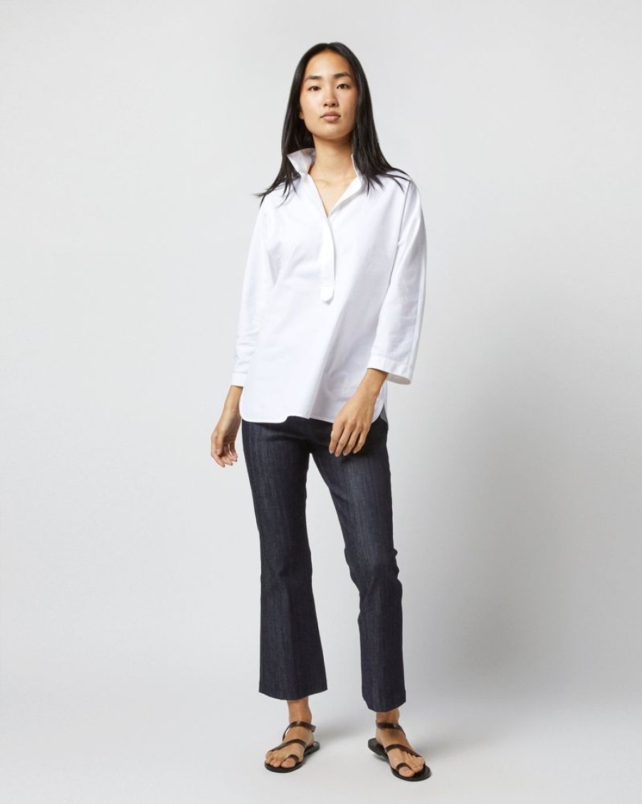 Apparel Ann Mashburn | Fanny Shirt White