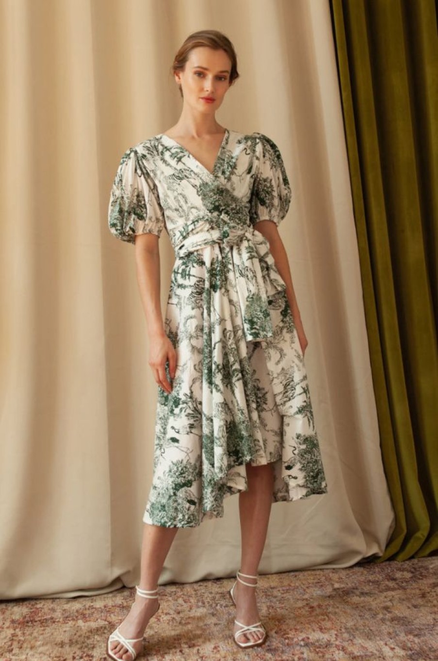 Apparel Guadalupe | Monica Dress Green