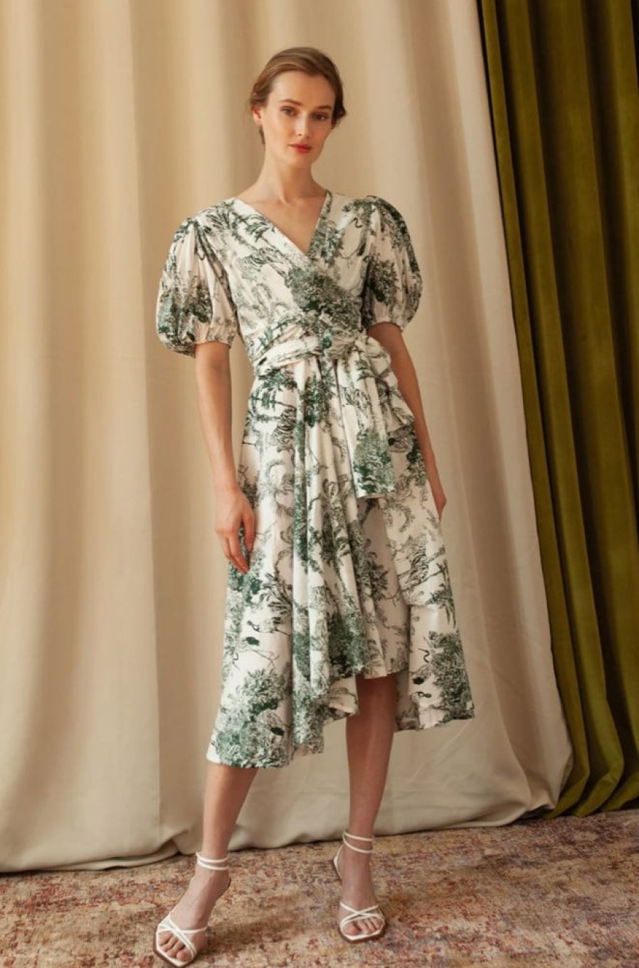 Apparel Guadalupe | Monica Dress Green