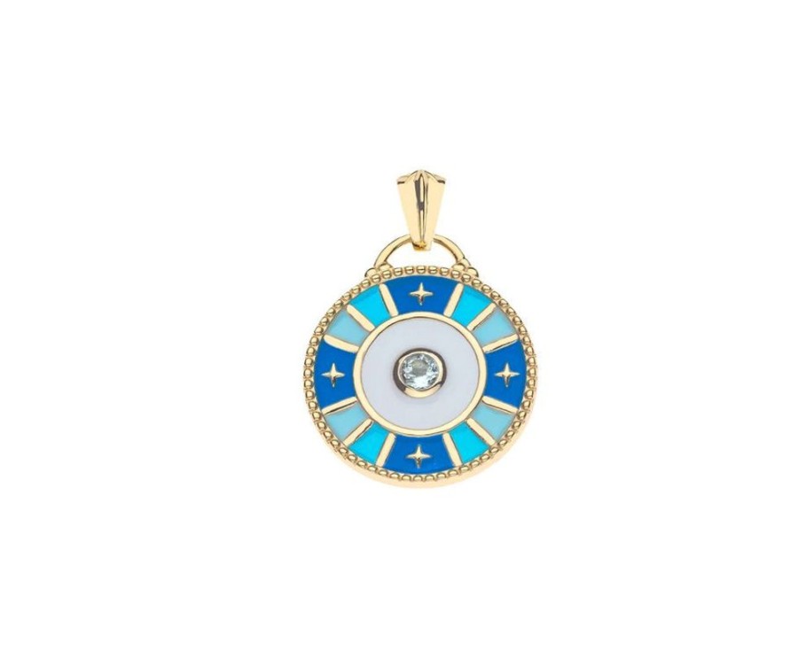 Jewelry + Accessories Jane Win Necklaces | Protect Starry Eye Blue