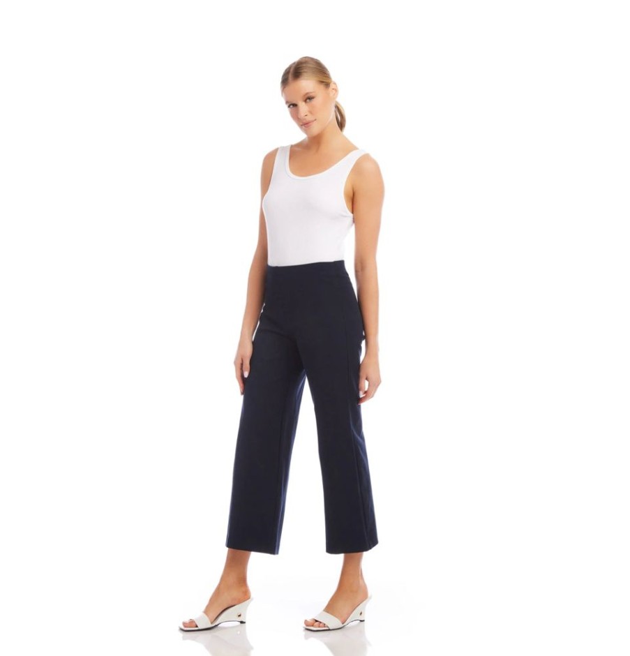 Apparel Fifteen Twenty | Wide Leg Cropped Pants Navy