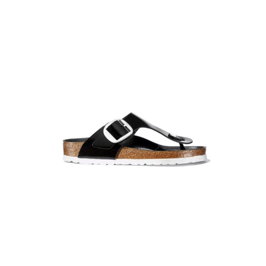 Shoes Birkenstock | Gizeh Big Buckle Black/ White