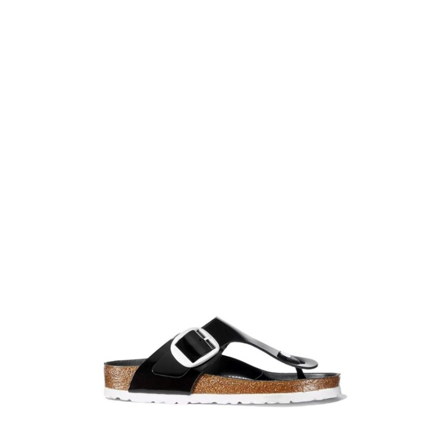 Shoes Birkenstock | Gizeh Big Buckle Black/ White