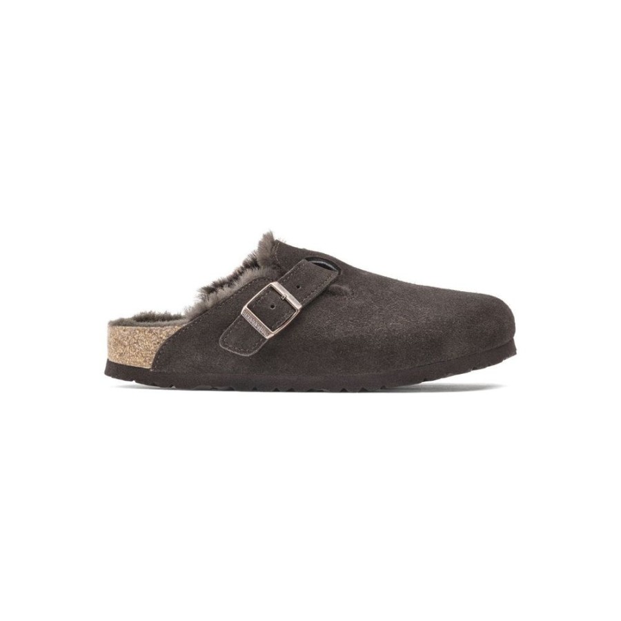 Shoes Birkenstock | Boston Shearling Suede Mocha