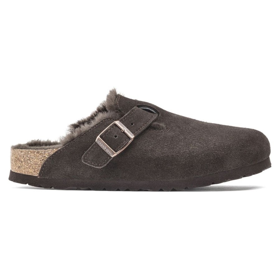 Shoes Birkenstock | Boston Shearling Suede Mocha