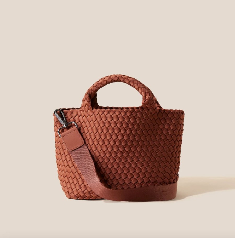 Handbags Naghedi | St. Barths Small Tote Adobe