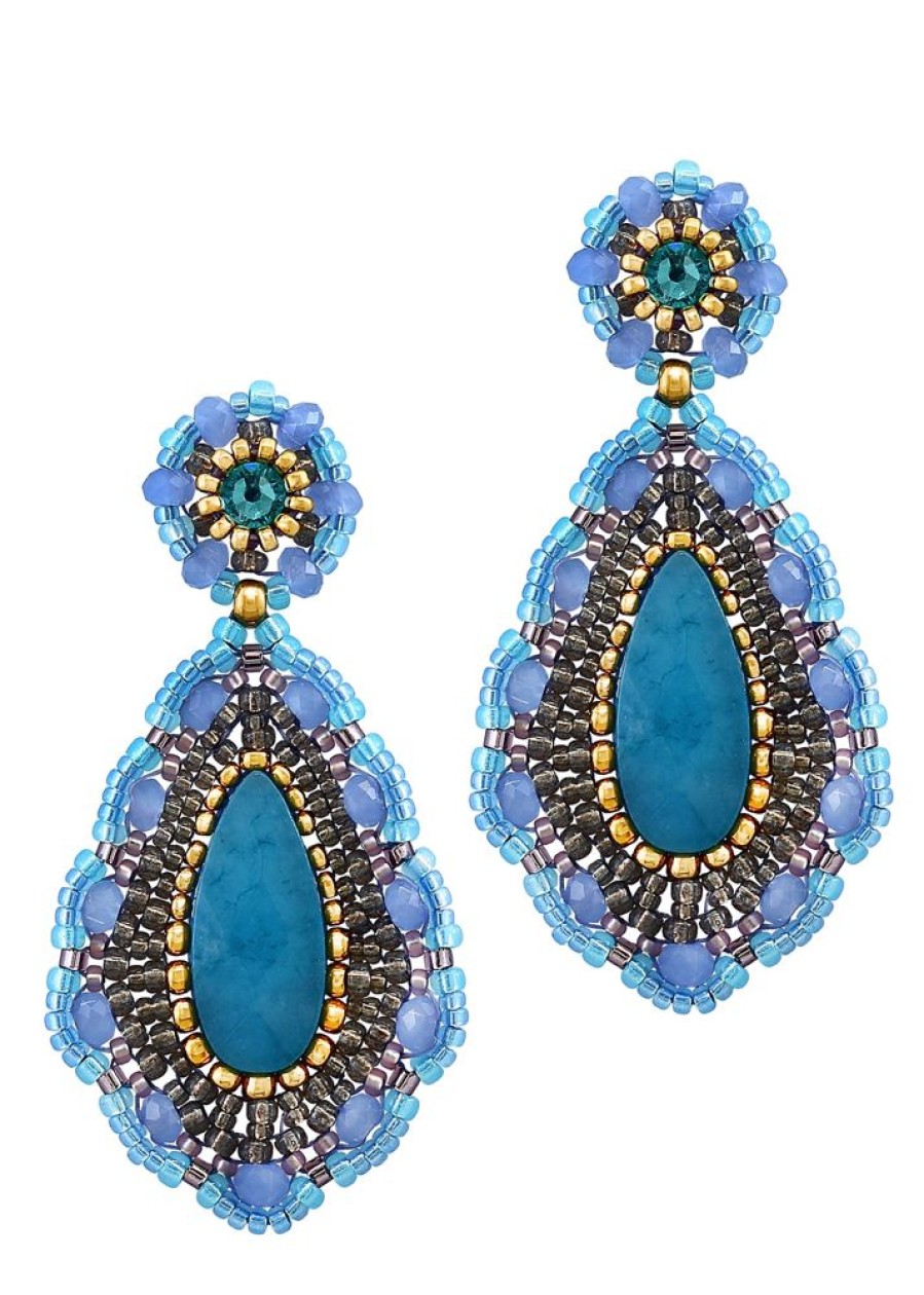 Jewelry + Accessories Miguel Ases Earrings | Ma E24008 Earrings