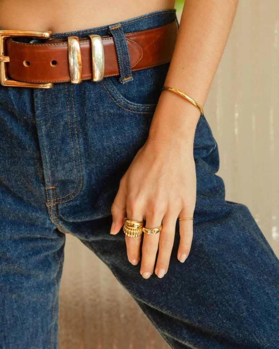 Jewelry + Accessories Jurate LA Bracelets | Jordan Cuff Bracelet Gold