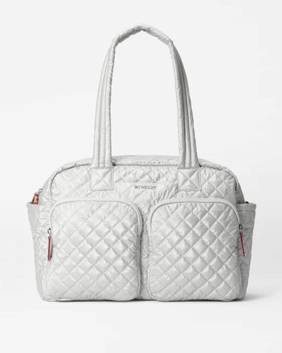 Handbags MZ Wallace | Nik Oyster Metallic