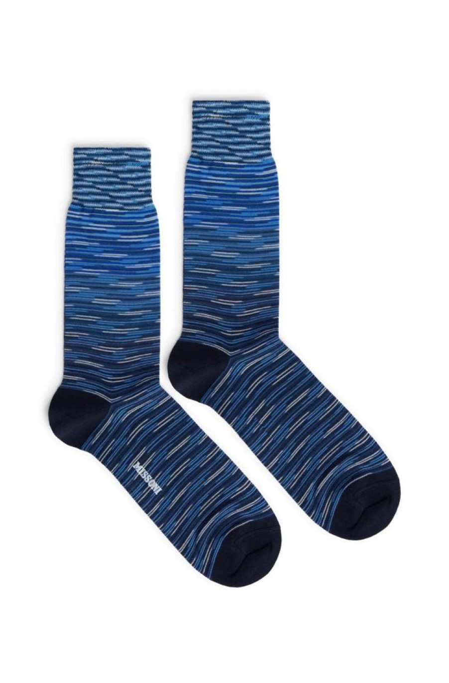 Apparel Missoni | Short Socks Blue Stripes