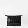 Handbags MZ Wallace | Woven Clutch Black Lacquer